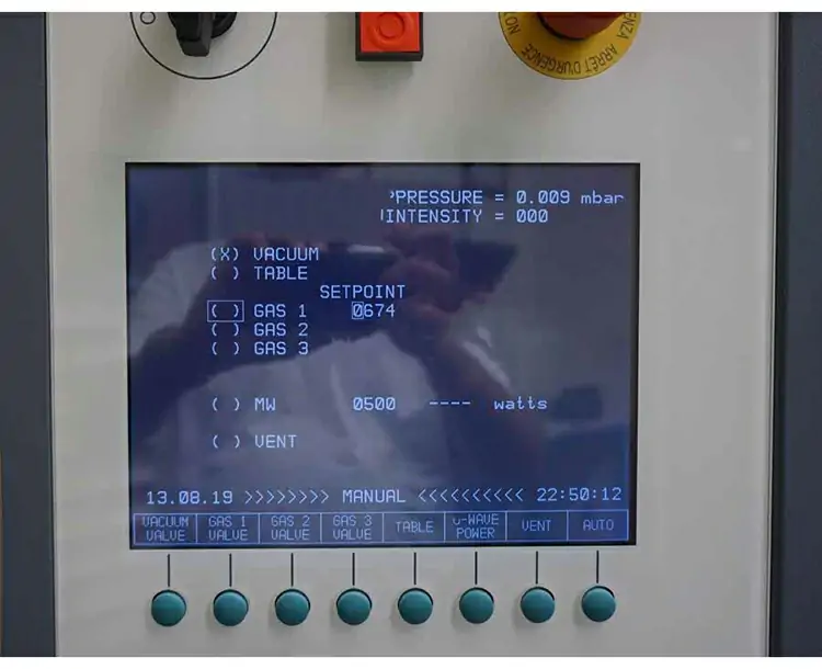 PVA TePla Technics 660 installed process configuration PVA TePla Technics 660 installed process configuration